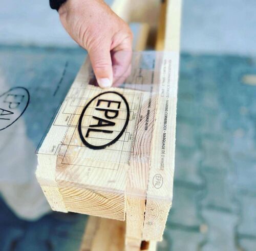 Palettes Epal Neuves Blanches En Bois De Pin