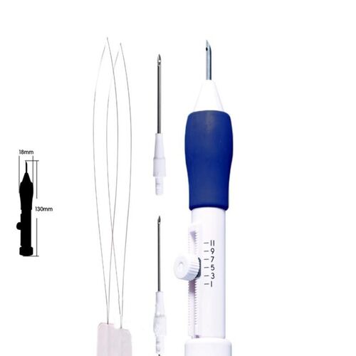 Ensemble De Stylos À Broder En Plasstique, Bricolage, Aiguille À Tricoter, Outil Fantaisie, Aiguille Interchangeable, Point De Couture