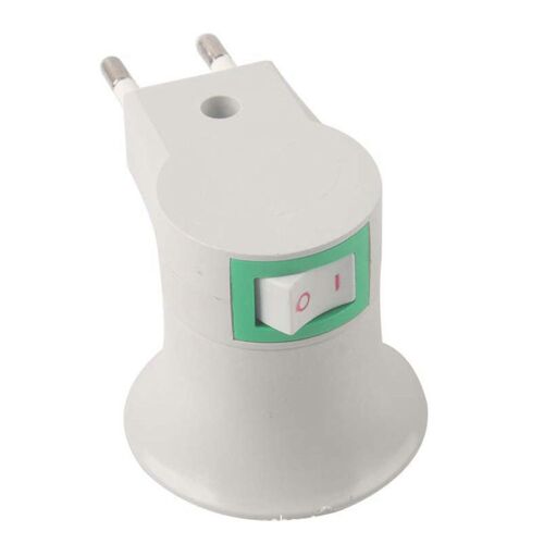 Base À Vis Pour Lampe Murale E27, Aavec Interrupteur Rond, Résistance Aux Hautes Températures