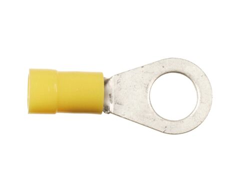 Cosses A Anneau Jaune 4.0 - 6.0 Mm2 - 4.0 Mm -100 Pieces-