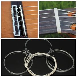 Lot/Jeu/Kit De 6 Cordes Pour/A Guitare Classique - Nylon & Métal