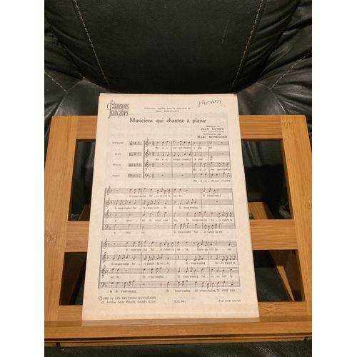 Jean Guyon Musiciens Qui Chantez À Plaisir Partition Choeur Mixte Ed. Ouvrières Marc Honegger