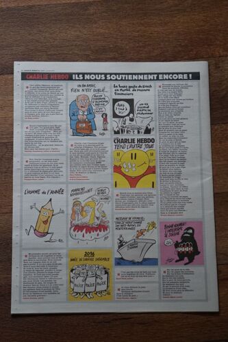 Charlie Hebdo 1224 - 1 An Après, L'assassin Court Toujours