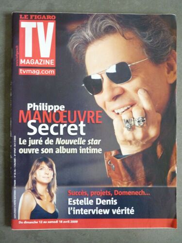 Tv Magazine, Philppe Manoeuvre Cover, Estelle Denis, William Leymergie, Laura Smet
