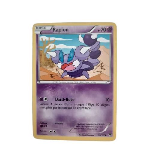 Carte Pokemon - Rapion - 53/122 - Rupture Turbo