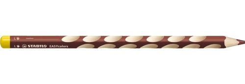 Stabilo Lot De 3 Crayons De Couleur Ergonomique Easycolors Gaucher Marron