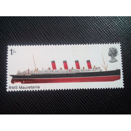 Timbre Angleterre Yt 554 Navires R.M.S. Mauritanie 1969 ( 00100305 )