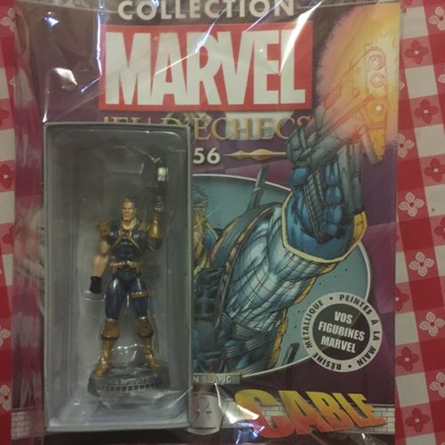 Marvel Collection Jeu D'echecs/ N¿56/ Cable Le Pion Blanc