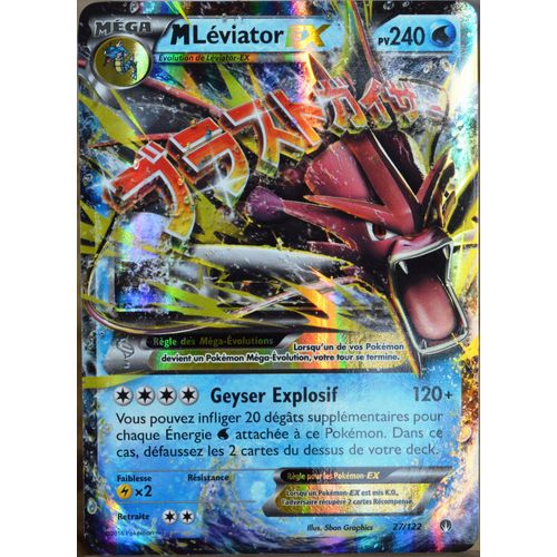 Carte Pokémon 27/122 Méga Léviator Ex 240 Pv Xy09 - Rupture Turbo Neuf Fr