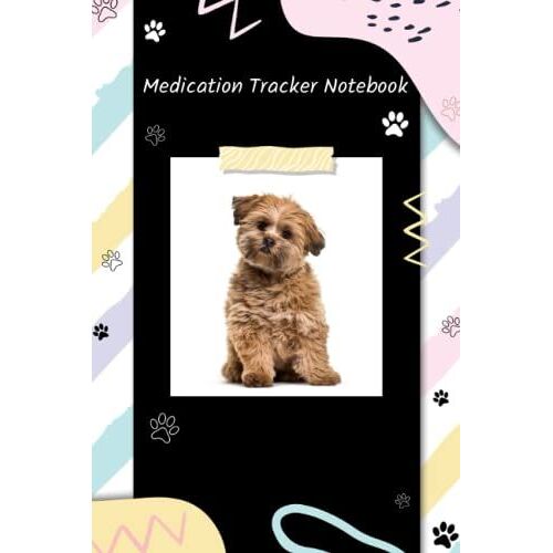 Lhasa Apso Medication Tracker Notebook With Index: Medication Tracker Log Book