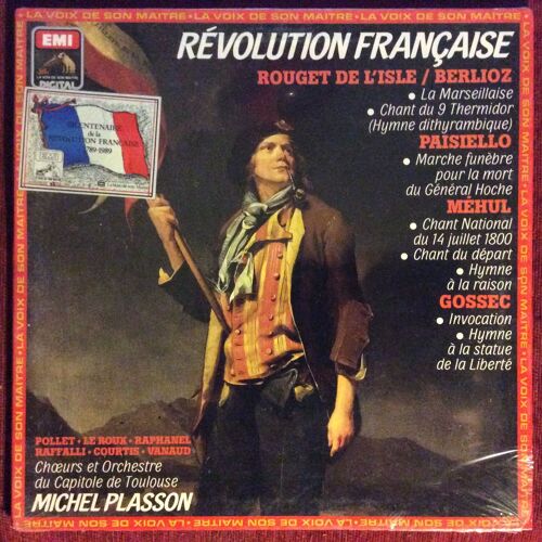 Revolution Francaise Rouget De L'isle Berlioz Paisiello Mehul Gossec