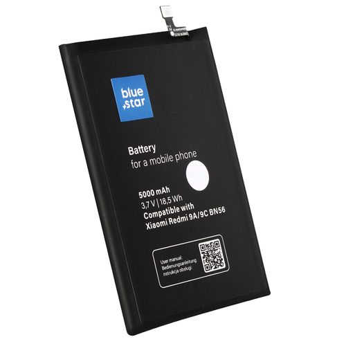 Batterie Interne Xiaomi Redmi 9a, 9c Et Poco M2 Pro 5000mah Bn56 Blue Star