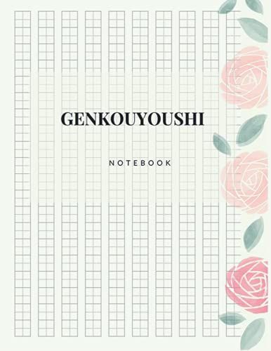 Genkouyoushi Notebook: Genkouyoushi Practice Book, Large Japanese Kanji Practice Notebook 8.5" X 11 Inches 120 Pages, Notebook For Japanese Writing ... Practice Book, Japanese Writing Book