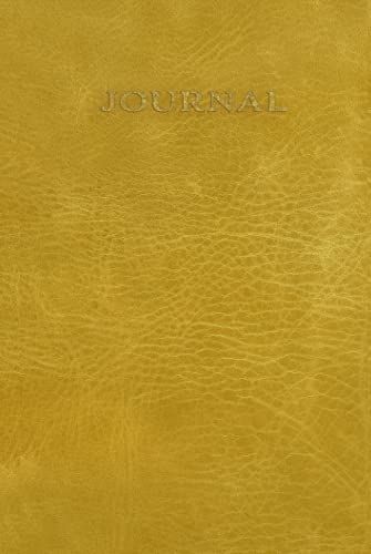 Journal: Golden Journal Notebook, Golden Notebook Journal, 120 Pages Lined Paper - Travel Size 6 X 9: Canaan's Notebooks
