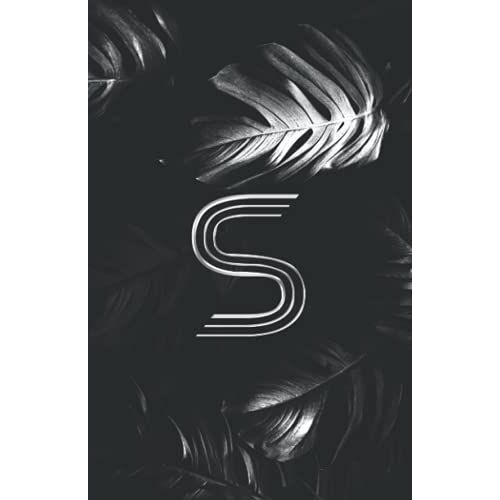 S: Letter S Book: Aesthetic Monogram Initial Notebook For Meeting And Business Planning - Personalized Journal Moleskin - 5.5 X 8.5 Inches. Pocket ... College Ruled (Aesthetic Monogram Notebooks)