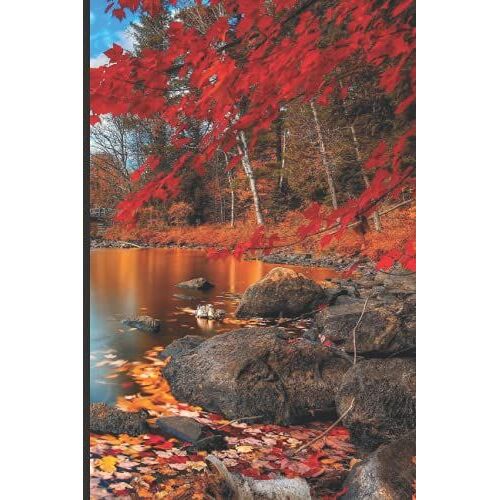 Fall Journal - Matte-Finish Cover: Simple Soft Cover Lined 100 Page Writing Notebook Diary Libreta