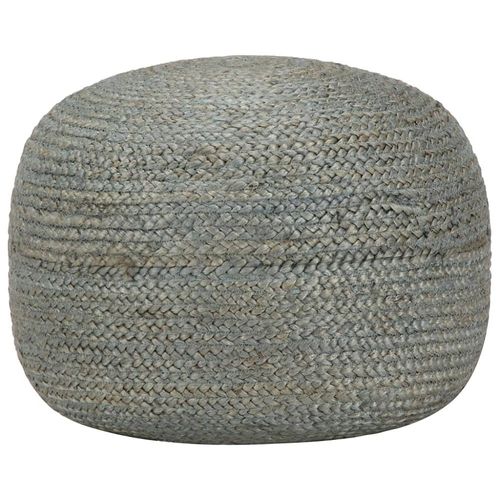 Pouf Fait À La Main Vert Olive 45 X 30 Cm Jute - Vidaxl