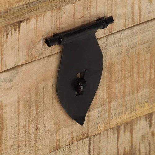 Coffre De Rangement Bois Massif Solide De Manguier - Vidaxl