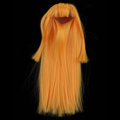 Perruque Orange Lisse Pour Poupée 1/3 Bjd