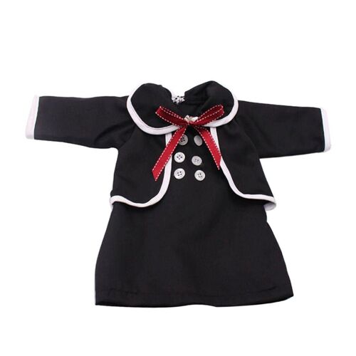 Uniforme Scolaire 1 Pièce Pour Poupée 18 '', Robe Noire À Manches Longues