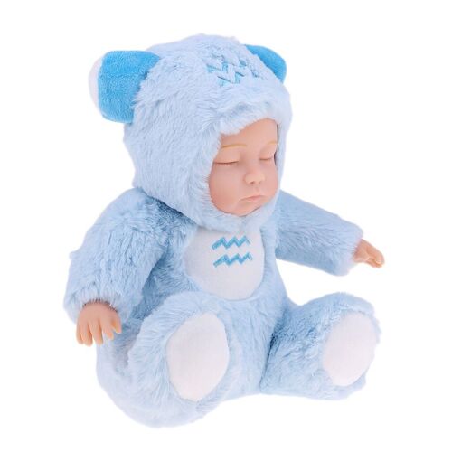 Poupées Mignonnes De 25cm, 12 Constellations, Bébé Endormi, Vinyle, Visage-Verseau