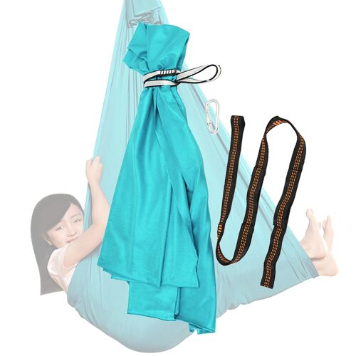 Hamac À Bascule Pour Enfants, Solide, Pod Suspendu, Confortable, Sensoriel, Mousqueton, Chambre À Coucher, Salon, Voyage, Camping