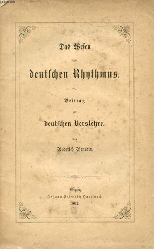 Das Wesen Des Deutschen Rhythmus