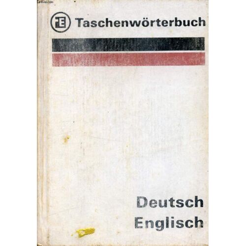Taschenwörterbuch Deutsch Englisch