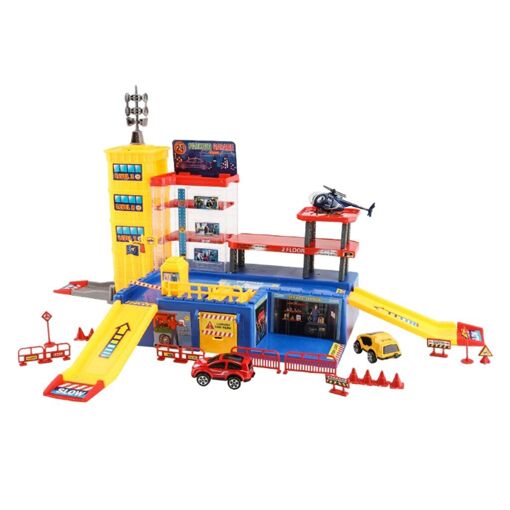 Garage avec voitures 3pcs + accessoires Véhicules de jeu