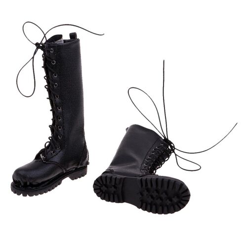 Bottes En Cuir Pu Pour Hommes, Échelle 1:6, Pour Figurines 12 ''// Kumik