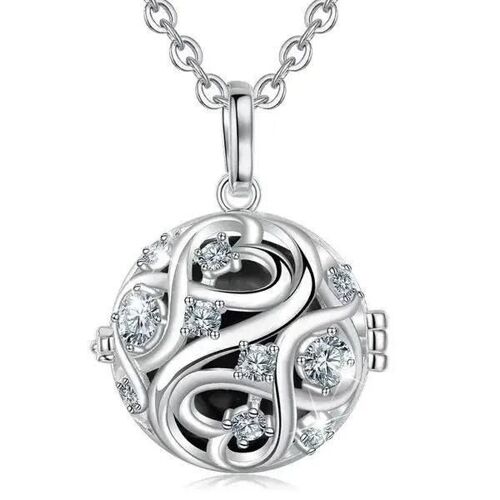 Bola De Grossesse Noeud Infini Boule Noire Cadeau Grossesse Bijou