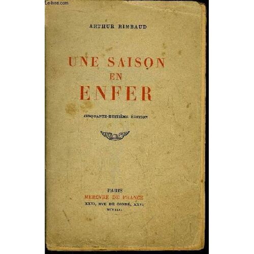 Une Saison En Enfer