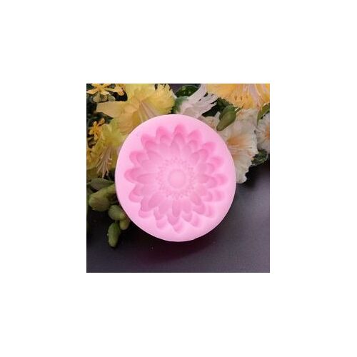 Moule À Savon En Silicone Avec Chrysanthème 3d, Fleurs, Moules À Bougies, Tournesol, Outils De Décoration De Gâteau, Vente En Gros, Nouveauté