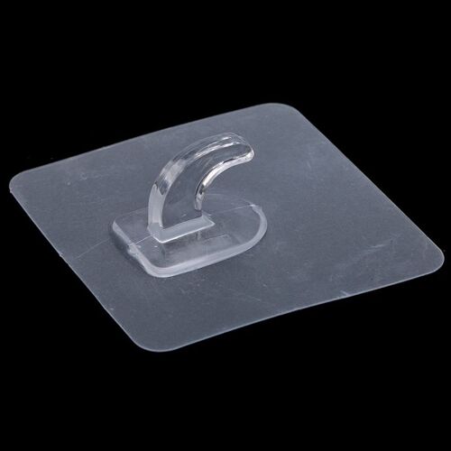Lot De 10 Crochets À Ongles Autocollants Réutilisables, Super Transparent, Sans Couture, Pour Porte De Cuisine 