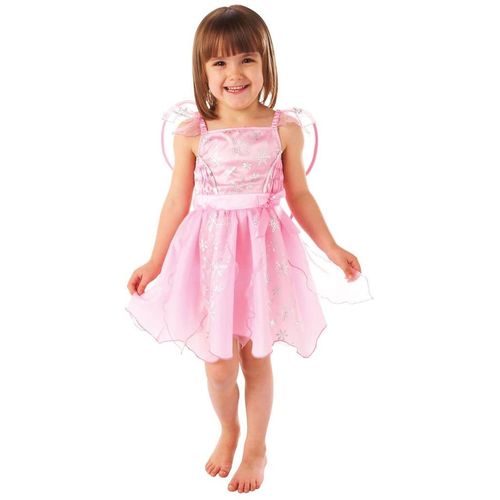 Déguisement Costume Enfant Fée Rose Avec Des Ailes - 4-6 Ans - Amscan