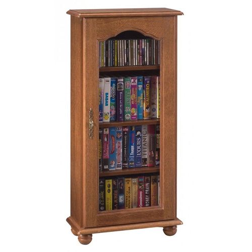 Vitrine Chêne 1 Porte Vitrée