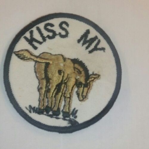 Écusson Kiss My Ass À Coudre 