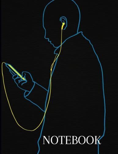 Notebook: Beautiful Black Design With Great Colors For Study, It Contains 120 Lined Pages That Measure 8.5" X 11.: 8.5" X 11 Page 120 Notebook