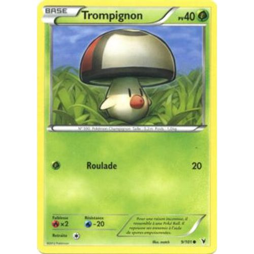 Carte Pokemon De La Série Noir Et Blanc En Espagnol Foongus