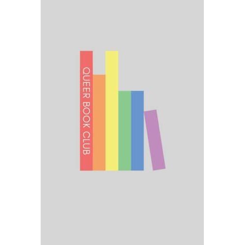 Queer Book Club: Lgbtq+ Queer Gay Book Club Minimalist Design Blank Lined Notebook