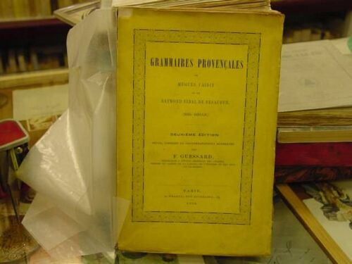 Grammaires Provençales De Hugues Faidit