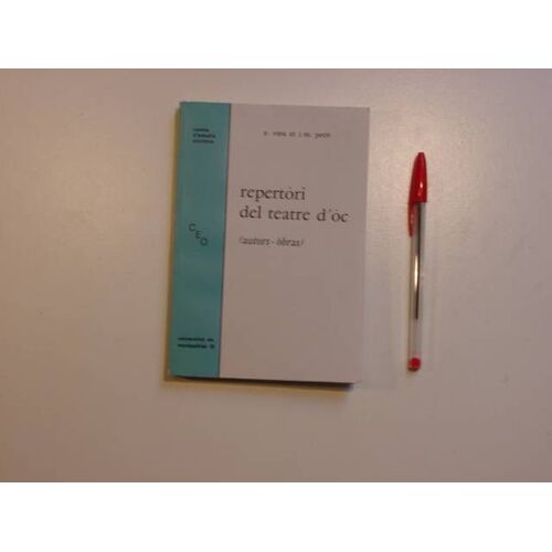 Repertori Del Teatre D'oc ( Autors-Obras