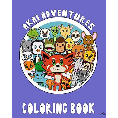 Akai Adventures Coloring Book : Book 1