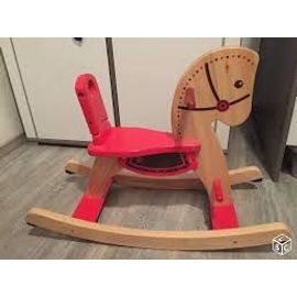 Cheval À Bascule En Bois