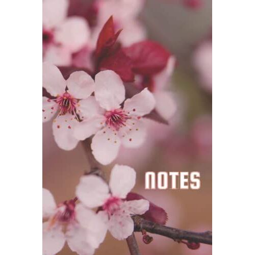 Notes: Japanese Cherry Blossom: Japanese Cherry Blossom Journal For Women | Floral Journal | Blank Lined Journal Pages | 6 X 9 In.