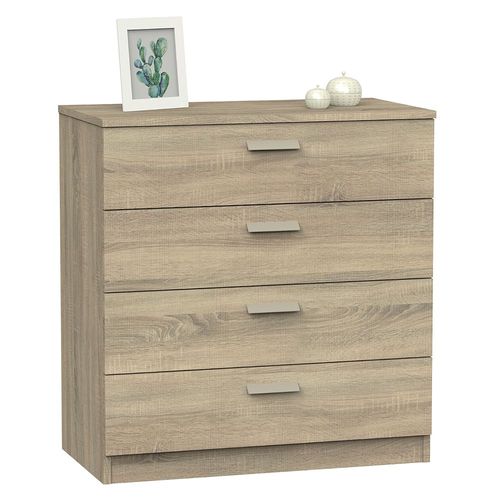 Commode Meuble De Rangement Coloris Cambrian - Hauteur 78 X Longueur 74 X Profondeur 40 Cm
