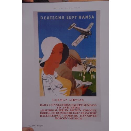 Affiche Deutsche Lufthansa Allemagne 