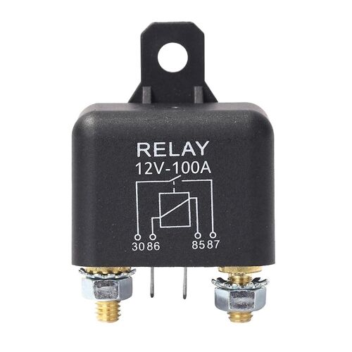 Relais De Voiture De Moteur De Camion 12v 100a De Remplacement De Relais De Voiture Automobile De Type Continu
