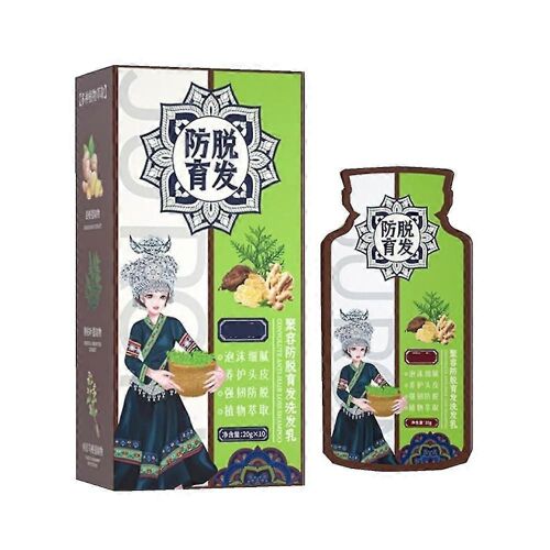 1-3x Extrait De Plante De Gingembre Shampooing Capillaire Anti-Chute De Cheveux