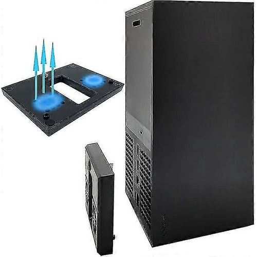 Ventilateur De Refroidissement Compatible Avec Xbox Series X, Support De Refroidisseur Vertical Usb Externe Avec Port De Concentrateur Usb